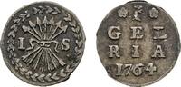 Niederlande-Geldern, Provinz Stuiver 1764 Sehr schön + 20,00 EUR  zzgl. 3,00 EUR Versand