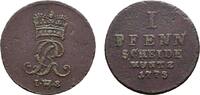 Braunschweig-Calenberg-Hannover Cu Pfennig Georg III. 1760-1820 -