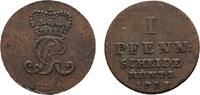 Braunschweig-Calenberg-Hannover Cu Pfennig Georg III. 1760-1820 -