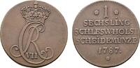 Schleswig-Holstein, Königliche Linie Cu Sechsling Christian VII. 1766-1808 -