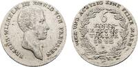 Brandenburg-Preußen 1/6 Taler Friedrich Wilhelm III. 1797-1840 -