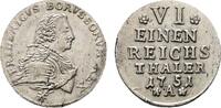 Brandenburg-Preu&szlig;en 1/6 Taler 1751 A, Berlin Friedrich II. 1740-1786 Kl.... 125,00 EUR kostenloser Versand