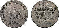 Brandenburg-Preu&szlig;en 2 Gr&ouml;scher 1773 E, K&ouml;nigsberg Friedrich II. 1740-178... 45,00 EUR  zzgl. 3,00 EUR Versand