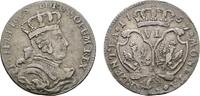 Brandenburg-Preu&szlig;en 6 Gr&ouml;scher 1757 C Friedrich II. 1740-1786 Sehr sch&ouml;n 40,00 EUR  zzgl. 3,00 EUR Versand