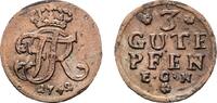 Brandenburg-Preu&szlig;en 3 Gute Pfennig 1742 EGN Berlin Friedrich II. 1740-17... 45,00 EUR  zzgl. 3,00 EUR Versand