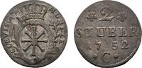 Brandenburg-Preu&szlig;en 2 St&uuml;ber 1752 C, Kleve Friedrich II. 1740-1786 Sehr ... 35,00 EUR  zzgl. 3,00 EUR Versand