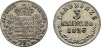Sachsen-Meiningen 3 Kreuzer 1836 K Bernhard Erich Freund 1803-1866 Sehr ... 30,00 EUR  zzgl. 3,00 EUR Versand