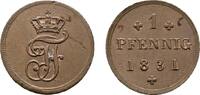 Mecklenburg-Schwerin Cu Pfennig 1831 Friedrich Franz I. 1785-1837 Schr&ouml;t... 30,00 EUR  zzgl. 3,00 EUR Versand