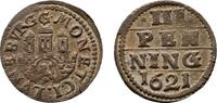 L&uuml;neburg, Stadt Kipper Cu III Pfennig 1621 Etwas rauher Schr&ouml;tling, sehr... 45,00 EUR  zzgl. 3,00 EUR Versand