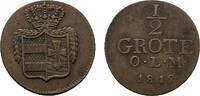 Oldenburg Cu 1/2 Grote 1816 Peter Friedrich Wilhelm 1785-1823 Sehr sch&ouml;n 35,00 EUR  zzgl. 3,00 EUR Versand