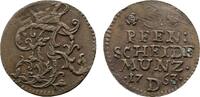 Brandenburg-Preu&szlig;en Cu 3 Pfennig 1763 D, Aurich Friedrich II. 1740-1786 ... 45,00 EUR  zzgl. 3,00 EUR Versand