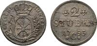 Brandenburg-Preu&szlig;en 2 St&uuml;ber 1753 C, Kleve Friedrich II. 1740-1786 Kl. S... 35,00 EUR  zzgl. 3,00 EUR Versand