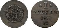 Lippe-Detmold Cu Pfennig 1830 ST Paul Alexander Leopold 1820-1851 Sehr s... 35,00 EUR  zzgl. 3,00 EUR Versand