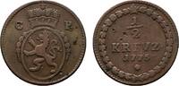 Pfalz, Kurlinie Cu 1/2 Kreuzer 1775 Mannheim Karl Theodor 1743-1799 Winz... 15,00 EUR  zzgl. 3,00 EUR Versand