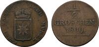Waldeck Cu 1/2 Groschen 1809 FW Arolsen Friedrich 1763-1812 Kl. Schr&ouml;tli... 45,00 EUR  zzgl. 3,00 EUR Versand