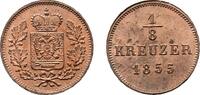 Schwarzburg-Rudolstadt Cu 1/8 Kreuzer 1855 Friedrich G&uuml;nther 1807-1867 P... 85,00 EUR  zzgl. 3,00 EUR Versand