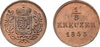 Schwarzburg-Rudolstadt Cu 1/8 Kreuzer 1855 Friedrich G&uuml;nther 1807-1867 P... 85,00 EUR  zzgl. 3,00 EUR Versand