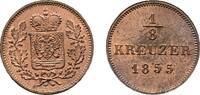 Schwarzburg-Rudolstadt Cu 1/8 Kreuzer 1855 Friedrich G&uuml;nther 1807-1867 P... 85,00 EUR  zzgl. 3,00 EUR Versand