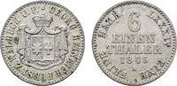 Waldeck 1/6 Taler 1845 A Georg Heinrich 1813-1845 Sehr sch&ouml;n 65,00 EUR  zzgl. 3,00 EUR Versand