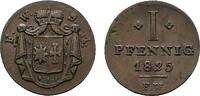 Waldeck Cu Pfennig 1825 Georg Heinrich 1813-1845 Sehr sch&ouml;n - vorz&uuml;glich 45,00 EUR  zzgl. 3,00 EUR Versand