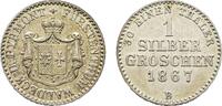 Waldeck Silbergroschen 1867 B Georg Victor 1852-1893 Vorz&uuml;glich 45,00 EUR  zzgl. 3,00 EUR Versand