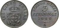 Brandenburg-Preu&szlig;en Cu 3 Pfennig 1860 A Friedrich Wilhelm IV. 1840-1861 ... 25,00 EUR  zzgl. 3,00 EUR Versand