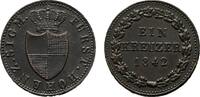 Hohenzollern-Sigmaringen Cu Kreuzer Karl 1831-1848 -