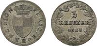 Hohenzollern-Sigmaringen 3 Kreuzer Karl 1831-1848 -