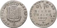Westfalen, Königreich 1/6 Taler Hieronymus Napoleon 1807-1813 -