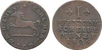 Braunschweig-Wolfenbüttel Cu Pfennig Karl 1815-1830 -