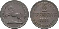 Braunschweig-Wolfenbüttel Cu 2 Pfennig Wilhelm 1831-1884 -