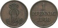 Braunschweig-Calenberg-Hannover Cu Pfennig Ernst August 1837-1851 -