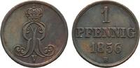 Braunschweig-Calenberg-Hannover Cu Pfennig Georg V. 1851-1866 -