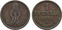Braunschweig-Calenberg-Hannover Cu Pfennig Georg V. 1851-1866 -