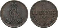 Braunschweig-Calenberg-Hannover Cu Pfennig Georg V. 1851-1866 -