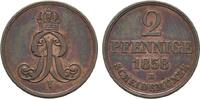 Braunschweig-Calenberg-Hannover Cu 2 Pfennig Georg V. 1851-1866 -