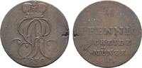 Braunschweig-Calenberg-Hannover Cu Pfennig Georg IV. 1820-1830 -