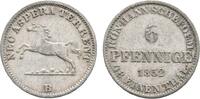 Braunschweig-Calenberg-Hannover 6 Pfennig Georg V. 1851-1866 -