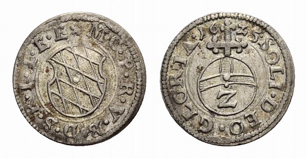 Bayern 1/2 Batzen 1625 Maximilian I., Als Kurfürst 1623-1651 Fast ...