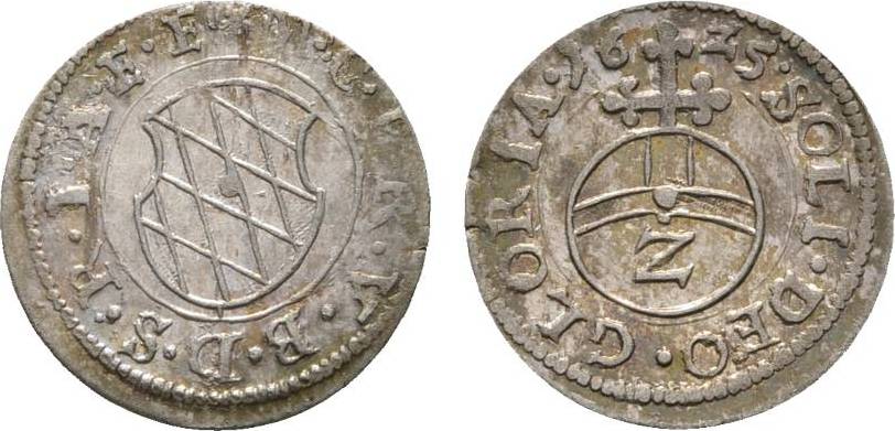 Bayern 1/2 Batzen 1625 Maximilian I., Als Kurfürst 1623-1651 Vorzüglich ...