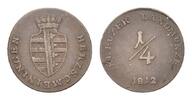 Sachsen-Meiningen Cu 1/4 Kreuzer Bernhard Erich Freund 1803-1866 -