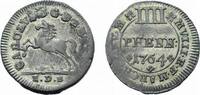 Braunschweig-Wolfenbüttel 4 Pfennig Karl I. 1735-1780 -