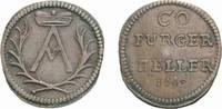 Sachsen-Coburg Cu Heller Albrecht III. 1680-1699