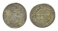 Braunschweig-Wolfenbüttel 4 Pfennig Karl I. 1735-1780 -
