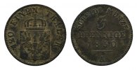 Brandenburg-Preußen Cu 3 Pfennig Friedrich Wilhelm IV. 1840-1861 -