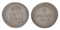 Baden-Durlach Cu 1/2 Kreuzer Karl Friedrich 1806-1811 -