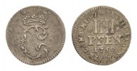 Braunschweig-Wolfenbüttel 4 Pfennig Karl I. 1735-1780 -