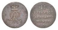 Braunschweig-Calenberg-Hannover Cu 2 Pfennig Georg IV. 1820-1830 -
