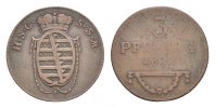 Sachsen-Coburg-Saalfeld Cu 3 Pfennig Ernst 1806-1826