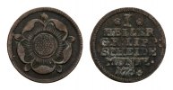 Lippe-Detmold Cu Heller Simon August 1734-1782 -
